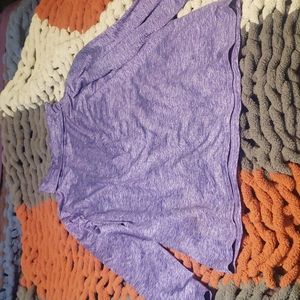 Size XL cowl neck light weight sweatshirt, used but great condition, purple